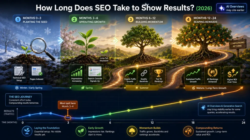 How Long Does SEO Take to Show Results? (2026)