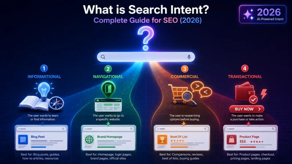 What is Search Intent? Complete Guide for SEO (2026)