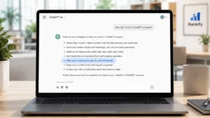 How to rank in ChatGPT answers – 2026 complete guide by Visiblytics