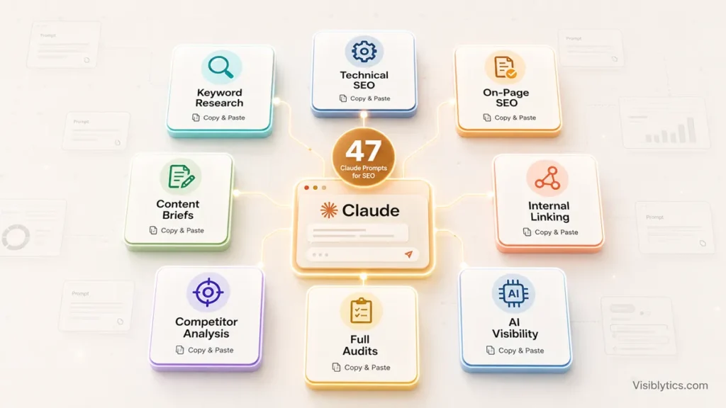47 Claude Prompts for SEO: From Keyword Research to Full Audits