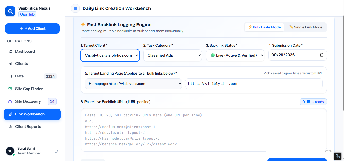 Visiblytics Nexus Fast Backlink Logging Engine