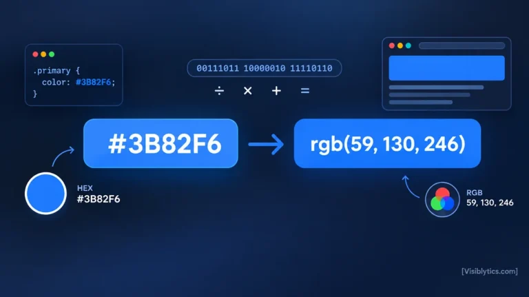 How to Convert a HEX Color to RGB for CSS (Formula, Examples and Free Tool)